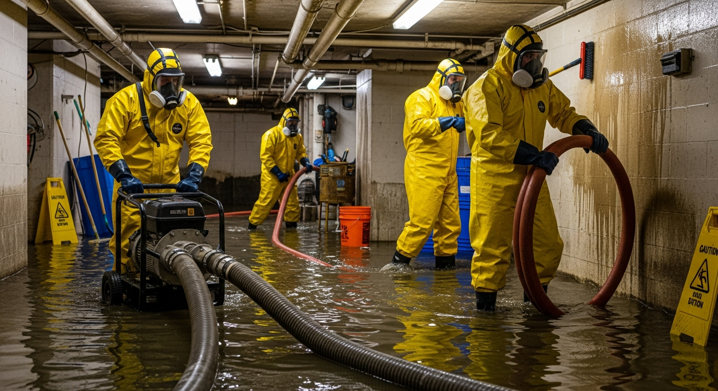 Water damage restoration